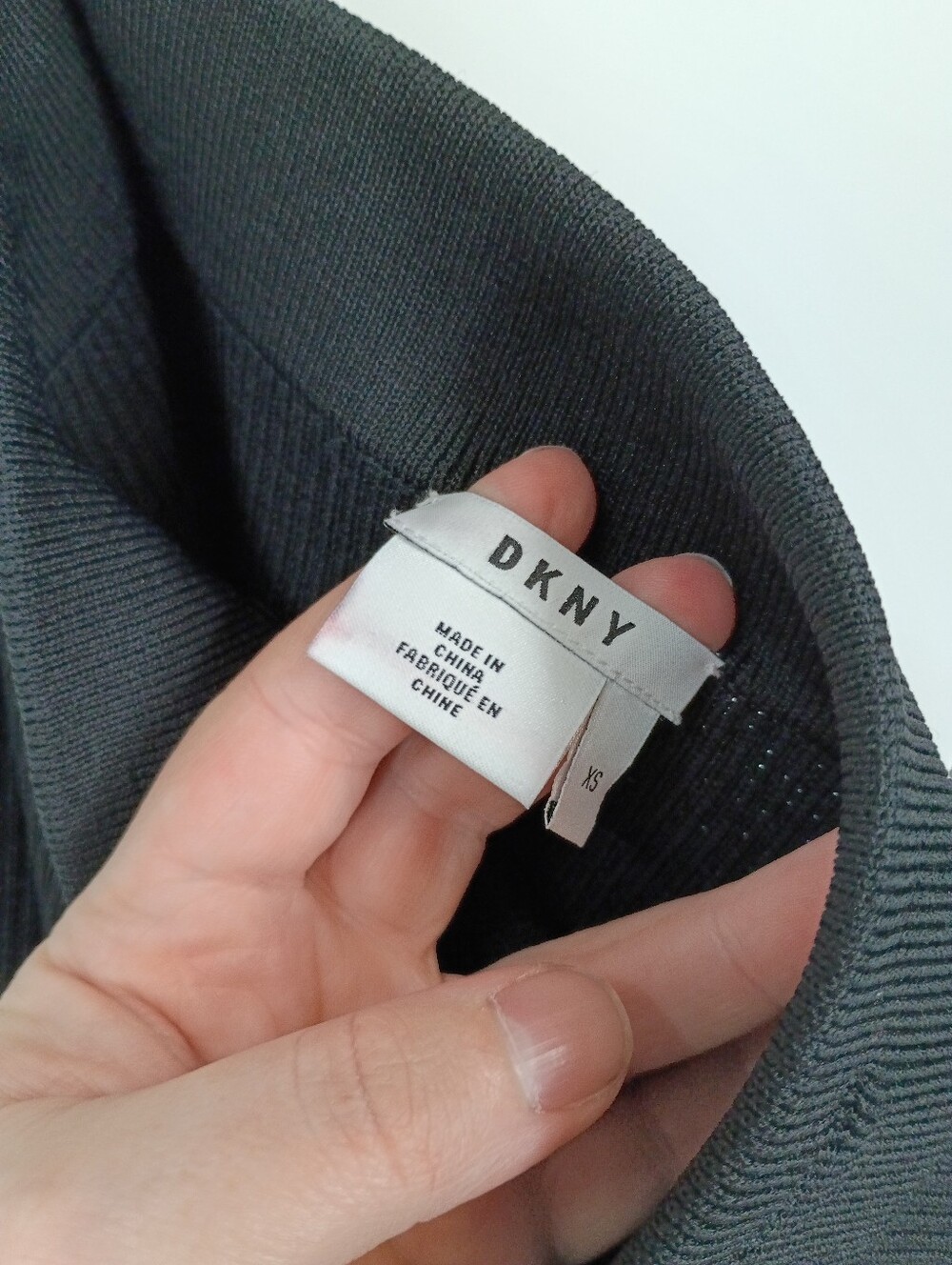 DKNY Ribbed Split Bodycon Skirt - Picture 4 of 5